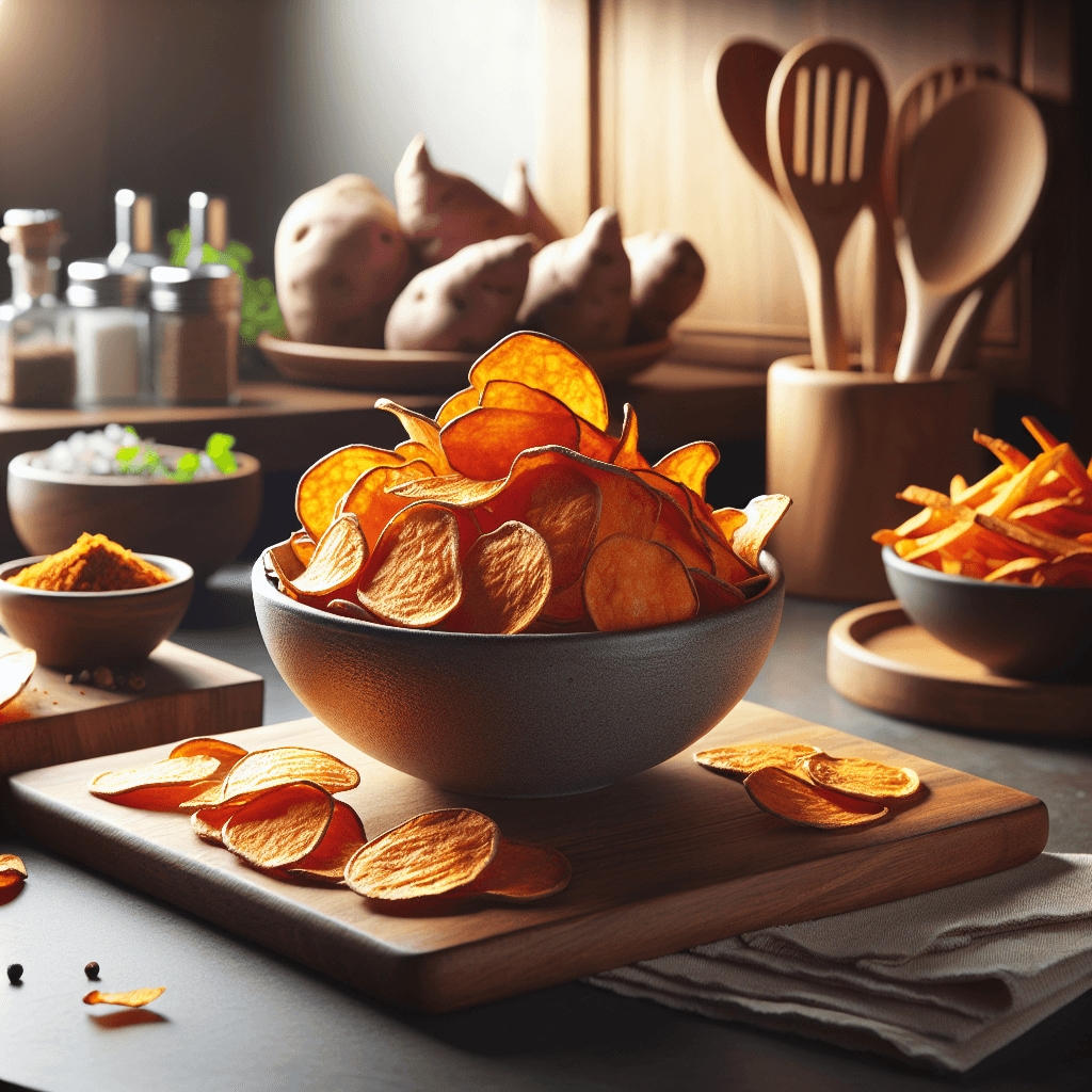 Baked Sweet Potato Chips